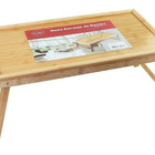 Bandeja Mesa De Bambu Com Pés Dobrável Para Café Da Manhã