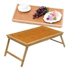 Bandeja Mesa De Bambu Com Pés Dobrável Para Café Da Manhã