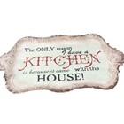 Bandeja Metálica Branca Kitchen