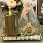 Bandeja Miçangas Hara Artesanalle 10x10cm Preta