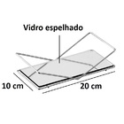 Bandeja Multiuso Decorativa Espelhada Luxo Requinte Chique