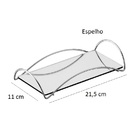 Bandeja Multiuso Hara Bia 11 X 21,5 Cm Preta