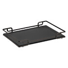 Bandeja Multiuso Hara Luana Tampo Couríssimo Preto 39x70 Cm P