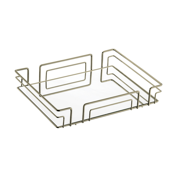 Bandeja Multiuso Hara Luiza Retangular 41,5 X 31,5 Cm Champan