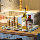 Bandeja Multiuso Hara Wire 40x70 Cm Champanhe