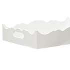 Bandeja Ondulada Branca Quarto Bebê