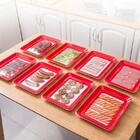 Bandeja Organizador Conserva Alimentos Empilhável Transparente