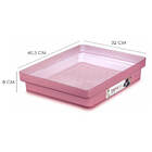 Bandeja Organizadora Baixa G - 7,8l Rosa Hana - Ordene