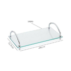 Bandeja Organizadora De Bancada Dry Incolor 15x25cm Forma 0715