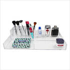 Bandeja Organizadora Em Acrílico Com Porta Pincéis Mod N1-n2