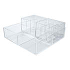 Bandeja Organizadora Em Acrílico Com Porta Pincéis Mod N4