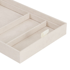 Bandeja Organizadora para Joias Bege 3 Nichos Praticità