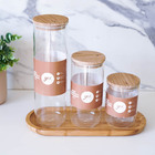 Bandeja Oval Bambu 34x14 Mimo Style