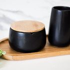 Bandeja Oval Bambu 44x16 Mimo Style