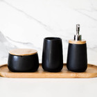 Bandeja Oval Bambu 44x16 Mimo Style