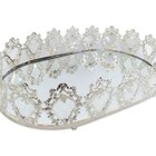 Bandeja Oval Ferro Nakine 10cmx29cmx41cm