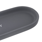 Bandeja para Banheiro Cinza Cerâmica Remix Sensea