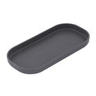 Bandeja de Bancada para Banheiro Cinza Dual Ou