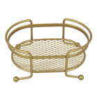 Bandeja para Banheiro Dourado Fosco Arthi