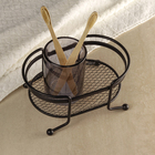 Bandeja para Banheiro Preto Arthi