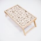 Bandeja Para Café Da Manhã Estampa Coffee - 40x25cm Clara