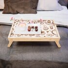 Bandeja Para Café Da Manhã Estampa Coffee - 40x25cm Clara