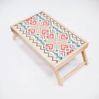 Bandeja Para Café Da Manhã Estampa Geométrica - 40x25cm Clara