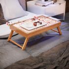 Bandeja Para Café Da Manhã Estampa Love You Forever - 40x25cm