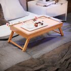 Bandeja Para Café Da Manhã Estampa My Love - 40x25cm Marrom