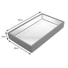 Bandeja Para Lavabo Laqueada E Espelhada Azul Turquesa