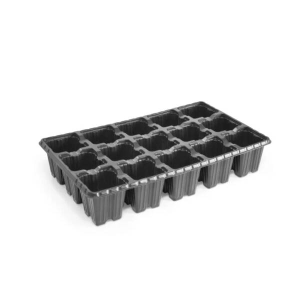 Bandeja Para Mudas 15 Células Baixa Preto Nutriplan