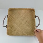 Bandeja Para Servir Café Da Manhã Alimentos Com Alça 27x4cm