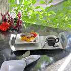 Bandeja Para Servir Café E Chá Em Inox