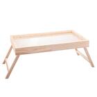 Bandeja Para Servir Café Woodart Sisal Pinus De Madeira 65cm