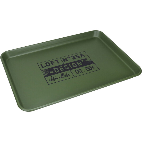 Bandeja Para Servir Decorativa Home&co Metal 3x51x36cm Verde