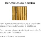 Bandeja Para Talheres Utensílios 6 Divisões Bambu Yoi 38x40