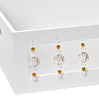 Bandeja Pedras Bege Quarto Bebê