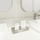 Bandeja Pequena 12x25cm Em Aço Inox Polido Linha Larissa  Sta