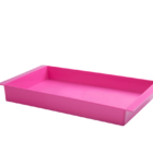 Bandeja Pequena Cake  30 X 20 X 4 Cm Rosa Coza