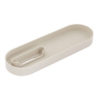 Bandeja Plástico Bege Claro Coza