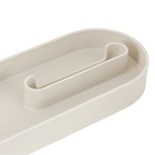 Bandeja Plástico Bege Claro Coza
