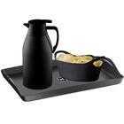 Bandeja Plus Preto Sólido Em Polipropileno - Uz Utilidades