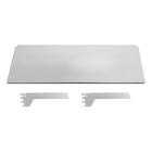 Bandeja Prateleira 40x73 Ponta Para Gôndolas New Plus Sem Por