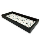 Bandeja Preta Com Gravura Impermeável "granilite" 34cm D05 -