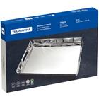 Bandeja Prisma Retangular Em Aco Inox 51x36 Cm Tramontina