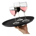 Bandeja Profissional Garçom Antiderrapante Redonda 40cm