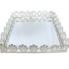 Bandeja Quadrada Ferro Nakine 45cmx10cmx45cm