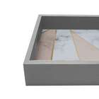 Bandeja Quadrada Libre Cinza