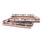 Bandeja Quadrada - Marrom