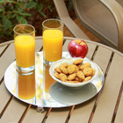 Bandeja Redonda - 30 Cm - Inox